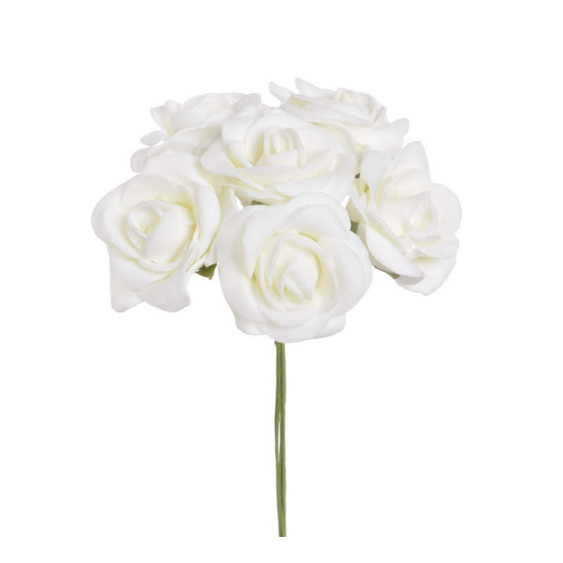 Różyczka piankowa x6..15 cm