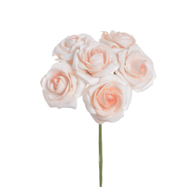 Różyczka piankowa x6..15 cm