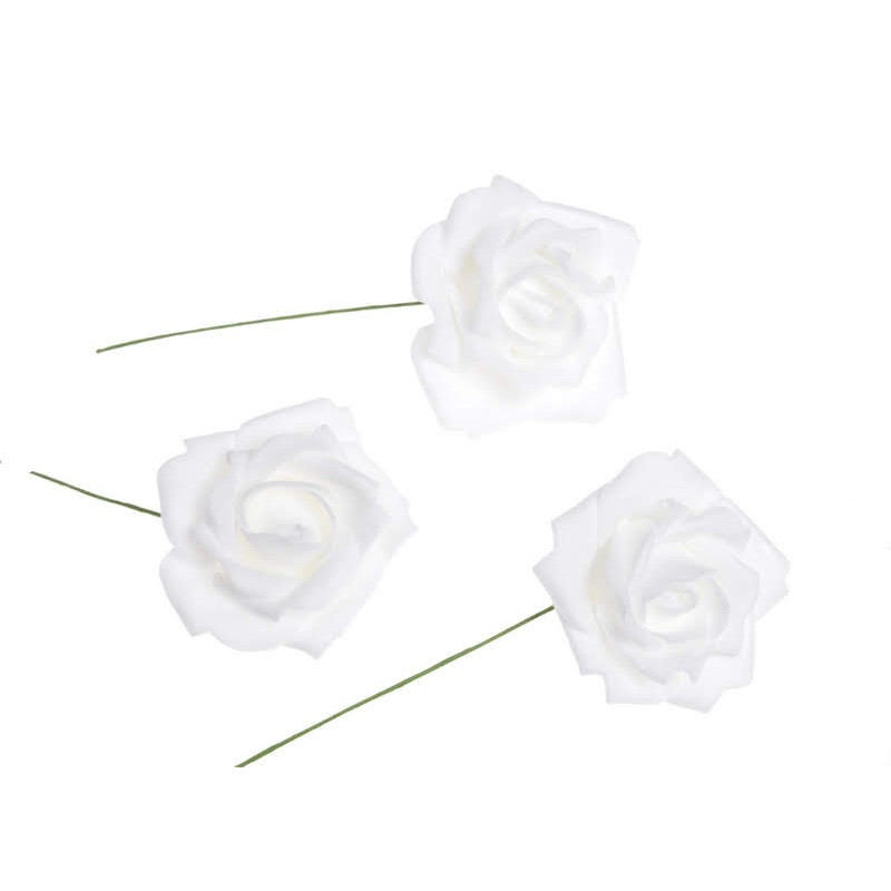 Róża piankowa x8 pik..6cm