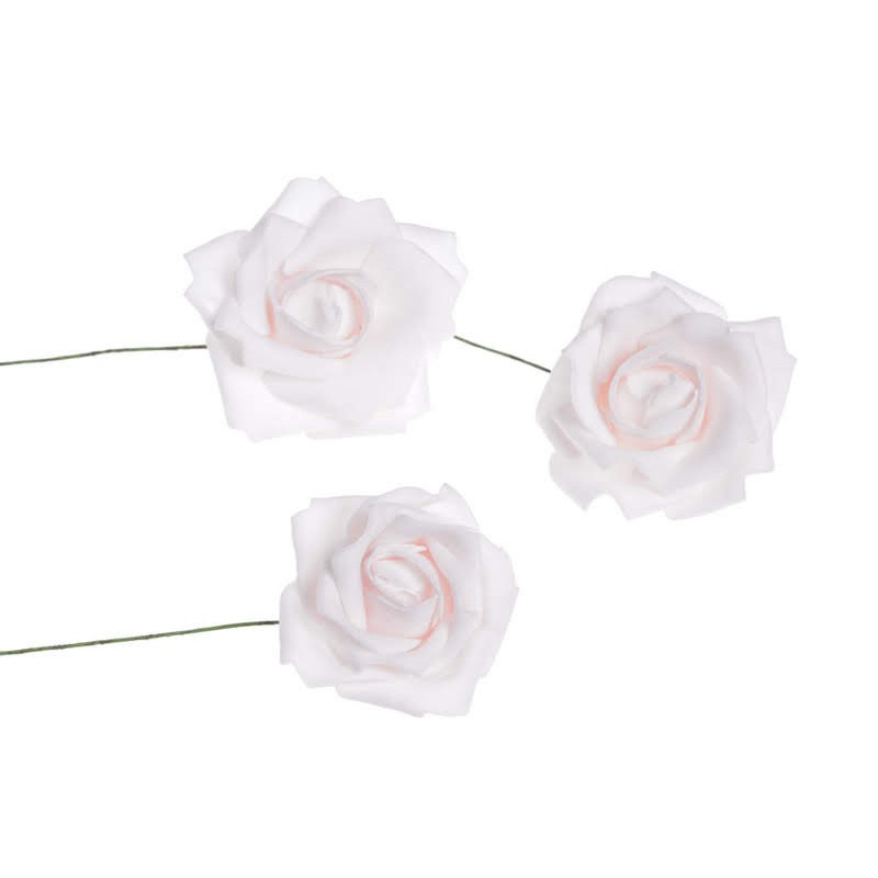 Róża piankowa x8 pik..6cm