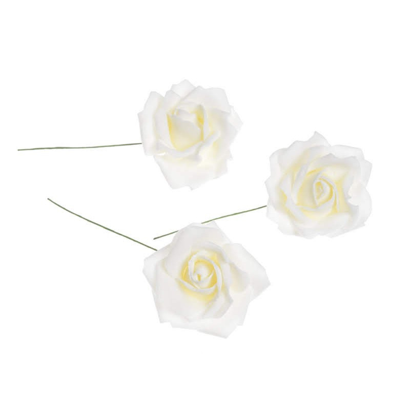 Róża piankowa x8 pik..6cm