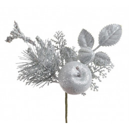Pik brokacony z jabłuszkiem..18 cm - artykuł dekoracyjny