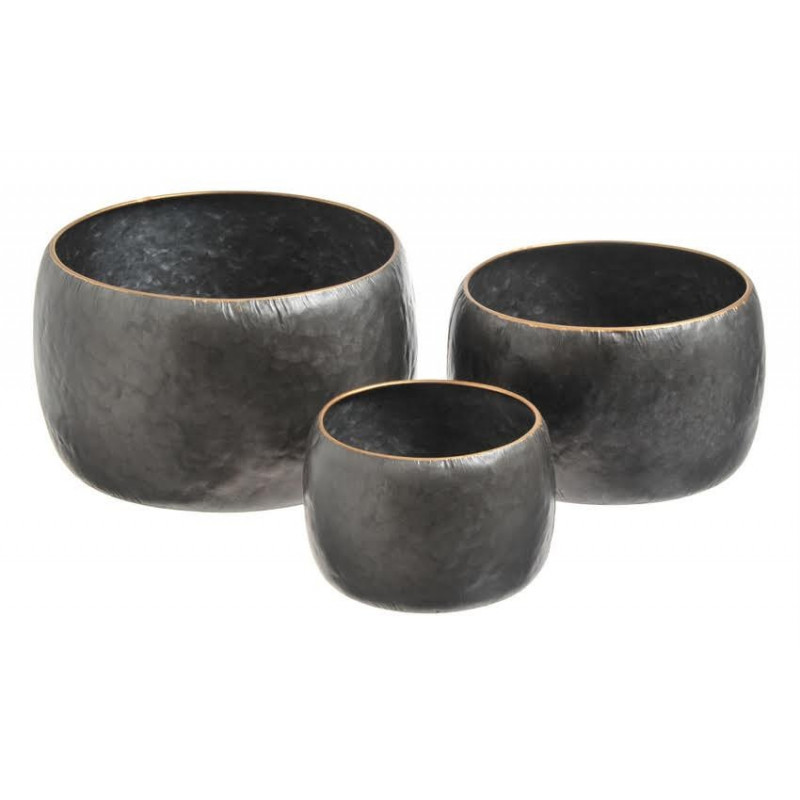 Donice 3szt/kpl..18x28cm, 15x23cm, 12x17cm - artykuł dekoracyjny