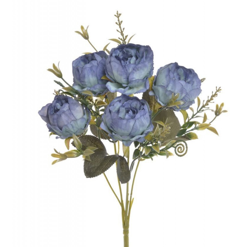 Bukiecik różyczek x5 32 cm - sztuczna roślina