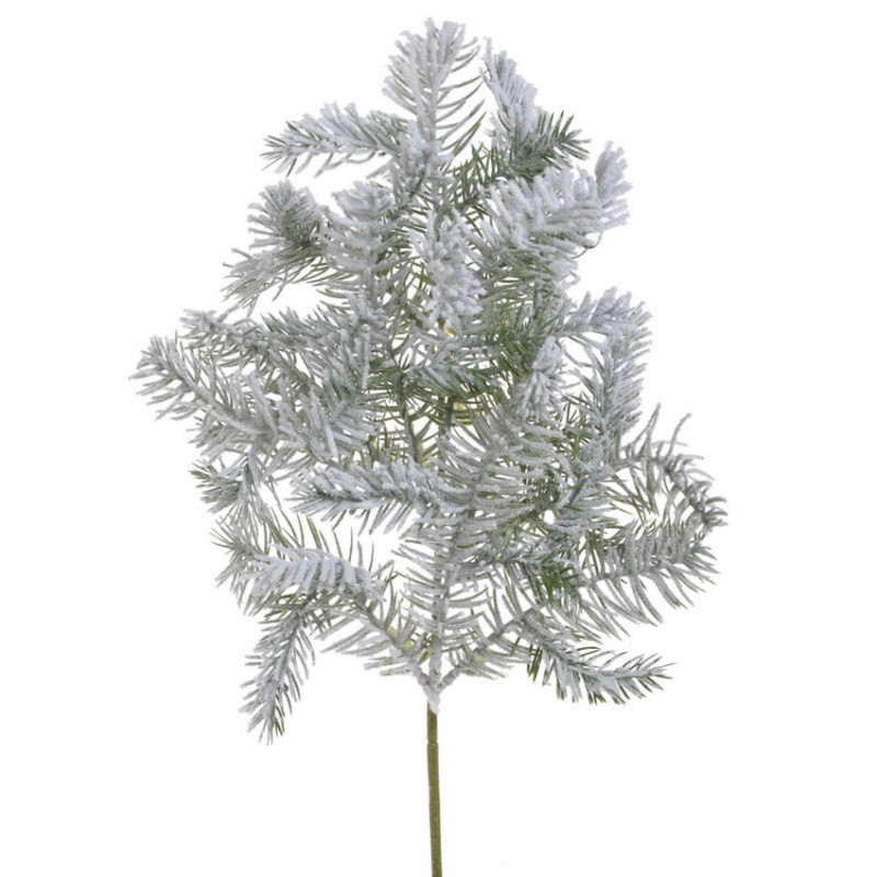 Ośnieżona gałązka choiny 49cm - sztuczna roslina