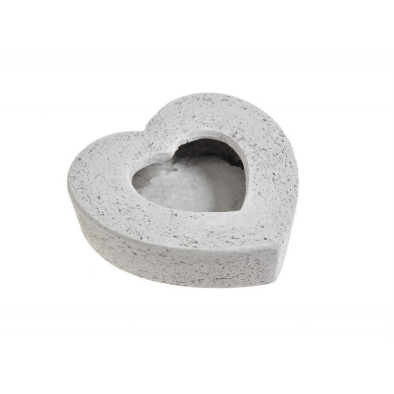 Osłonka serce 17x17x5 cm - wyrób betonowy