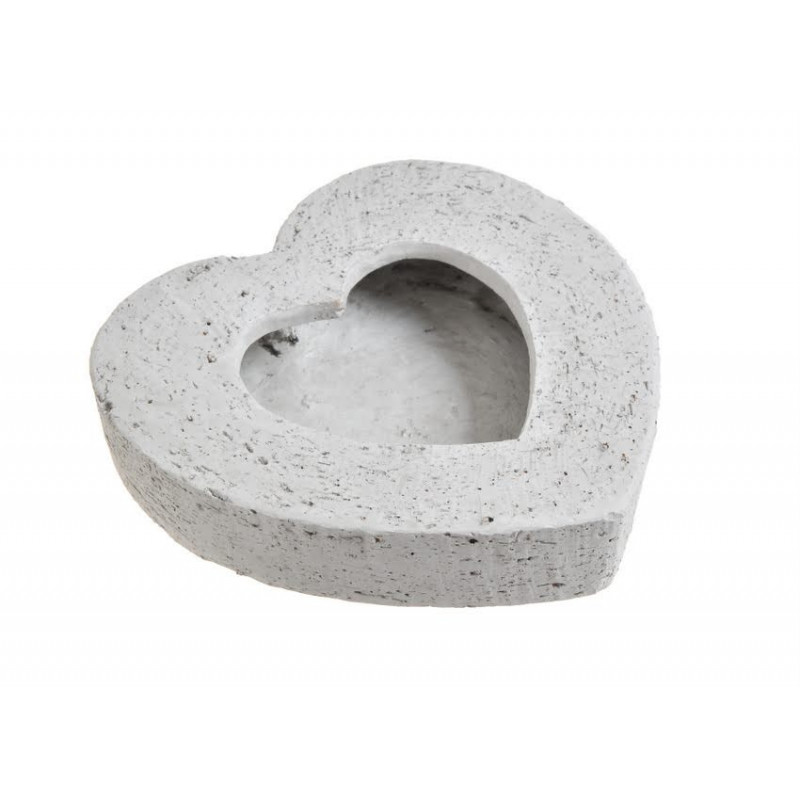 Osłonka serce 20.7x20.7x5 cm - wyrób betonowy