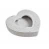Osłonka serce 20.7x20.7x5 cm - wyrób betonowy