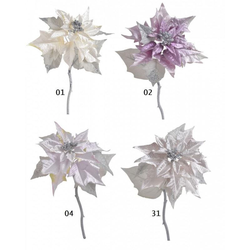 Poinsecja x1..33 cm BROKAT - sztuczna roślina