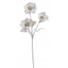 Ośnieżona róża 1+1 48 cm - sztuczna roslina