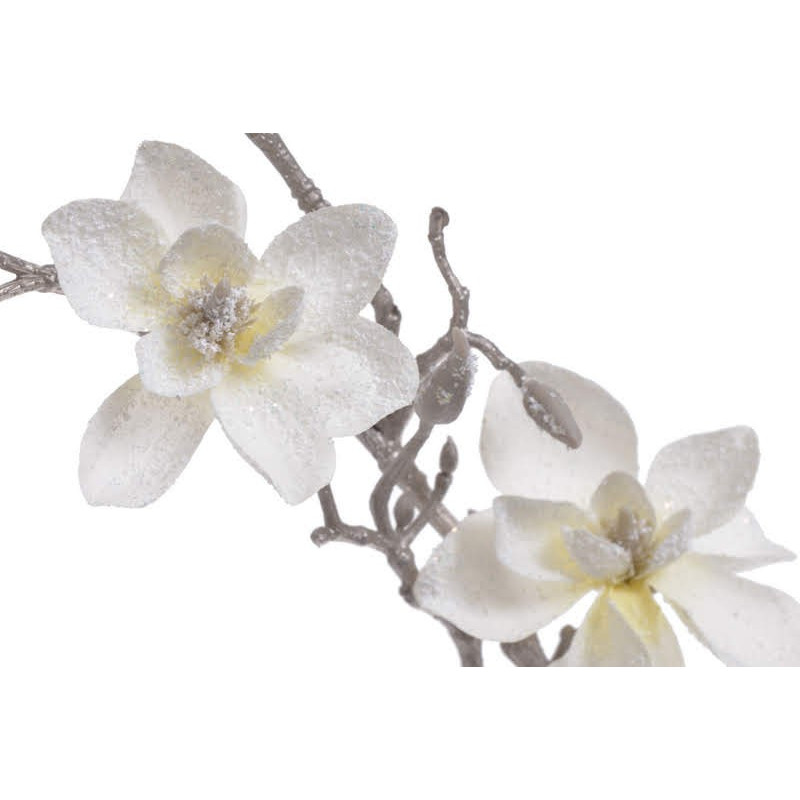 Ośnieżona magnolia 65 cm - sztuczna roślina