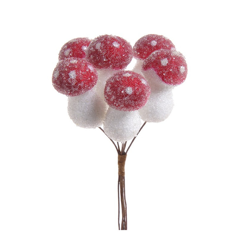 Muchomorki pik 13 cm 12szt/pęczek x 12 - artykuł dekoracyjny