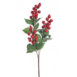 Gałązka z głogiem..65 cm - sztuczna roslina