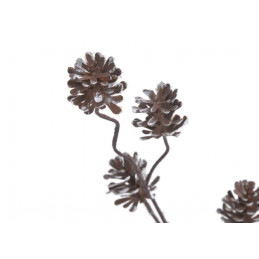 Gałązka z ośnieżonymi szyszkami..65 cm - sztuczna roślina