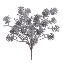 Szyszunia brokacona pik 6szt-pęczek...18cm - artykuł dekoracyjny