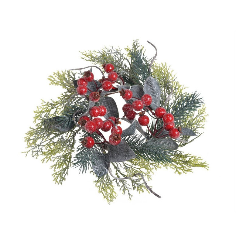 Wianek z głogiem..25 cm - artykuł dekoracyjny