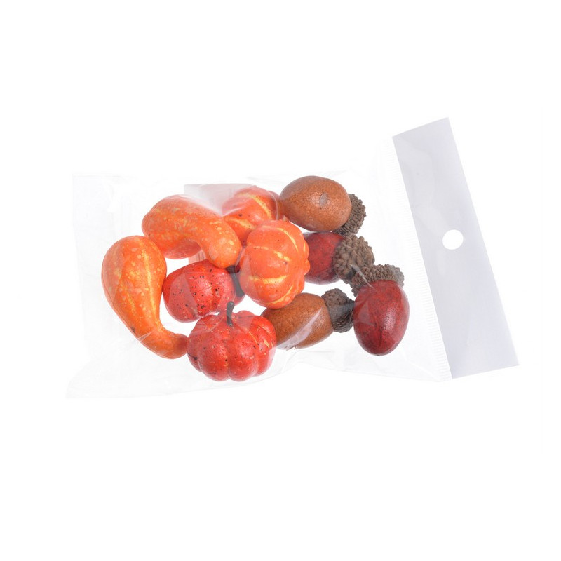 Dynie+żołędzie 10szt/paczka..3-5cm - artykuł dekoracyjny