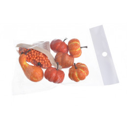 Jesienne warzywa 8szt..3-7cm - artykuł dekoracyjny