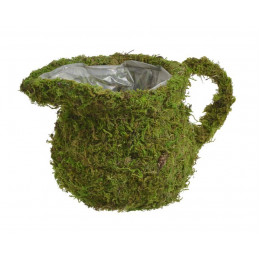 Osłonka dzbanuszek z mchu 17cm - produkt dekoracyjny