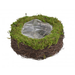 Wyplatana osłonka koło 21x8cmH - produkt dekoracyjny