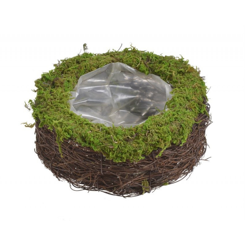 Wyplatana osłonka koło 18x7cmH - produkt dekoracyjny