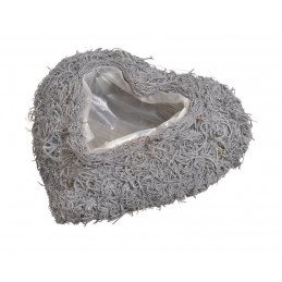 Wyplatana osłonka serce 25cm - produkt dekoracyjny