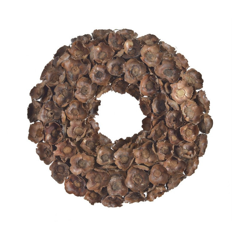 Wieniec z kwiatów kokosu 38cm - artykuł dekoracyjny