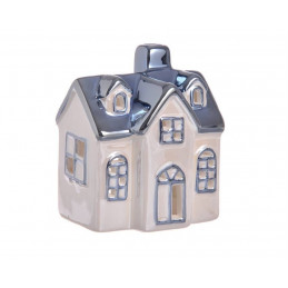 Ozdoba świąteczna domek..8,5x6,5x10,5cm - wyrób ceramiczny