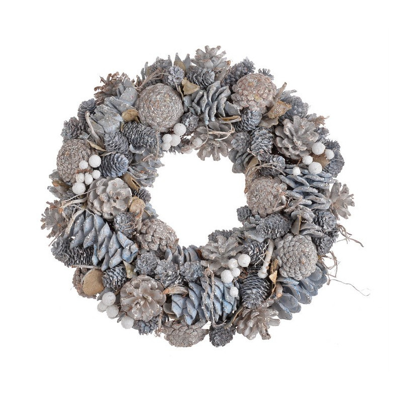 Wianek 35 cm GREY - artykuł dekoracyjny