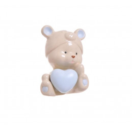 Miś z sercem 7cm - artykuł ceramiczny