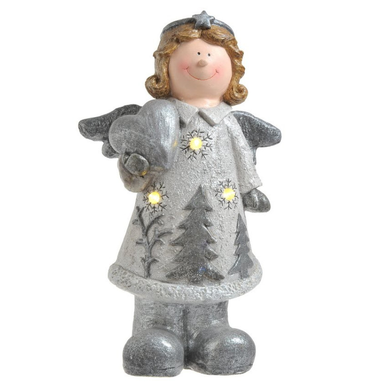 Figurka świąteczna - anioł 49cmH, LED - artykuł dekoracyjny