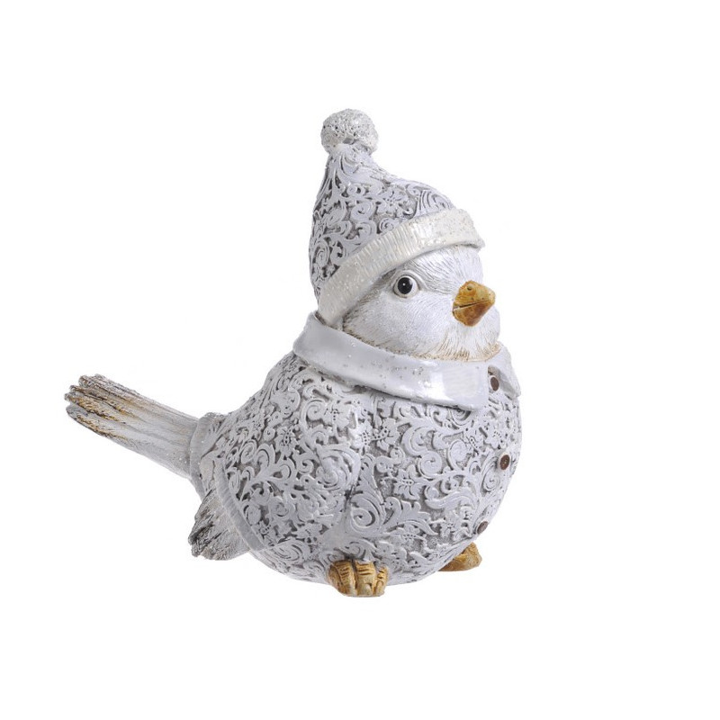 Ptaszek zimowy 14,5cm - artykuł dekoracyjny