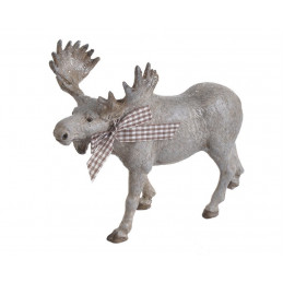 Łoś z kokardką..17x8x15cm - artykuł dekoracyjny