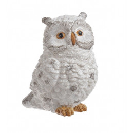 Sowa brokacona..12cm - artykuł dekoracyjny