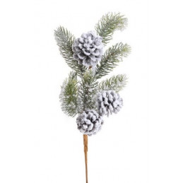 Gałązka stroik świąteczny..40 cm