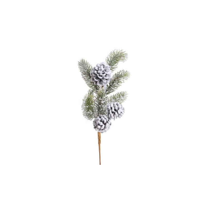 Gałązka stroik świąteczny..40 cm