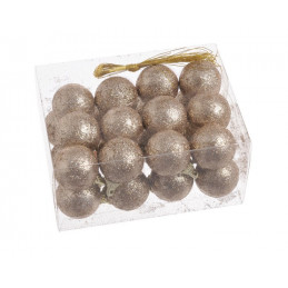 Bombki brok 3cm, 24szt/kpl