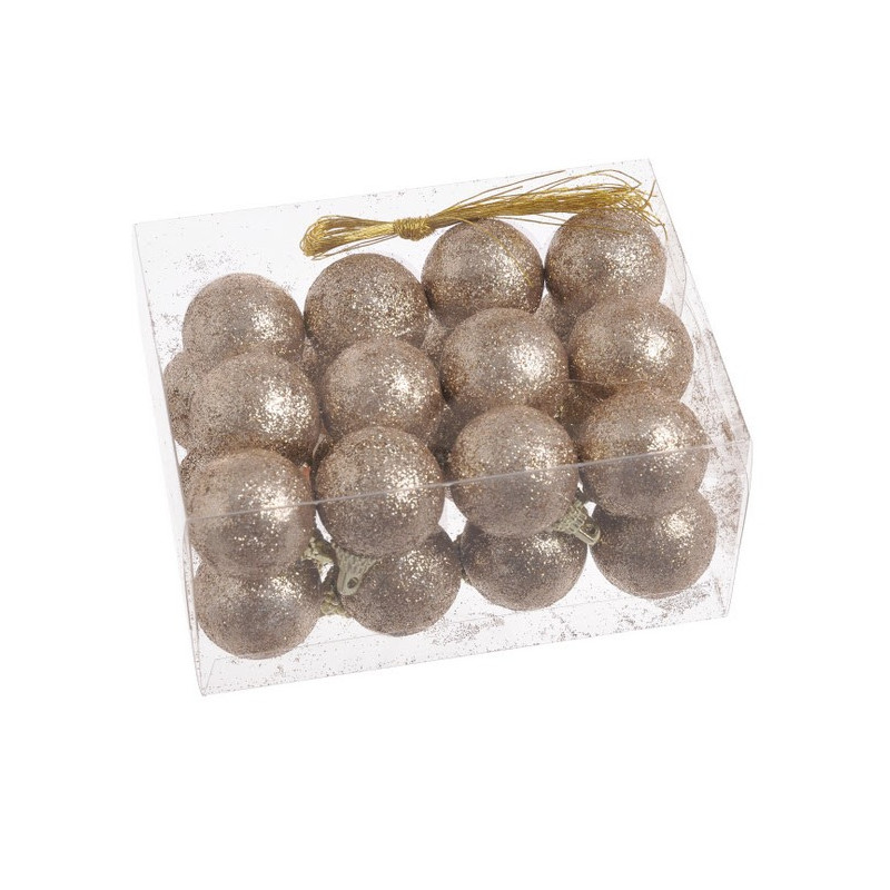 Bombki brok 3cm, 24szt/kpl