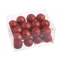 Bombki brok 3cm, 24szt/kpl