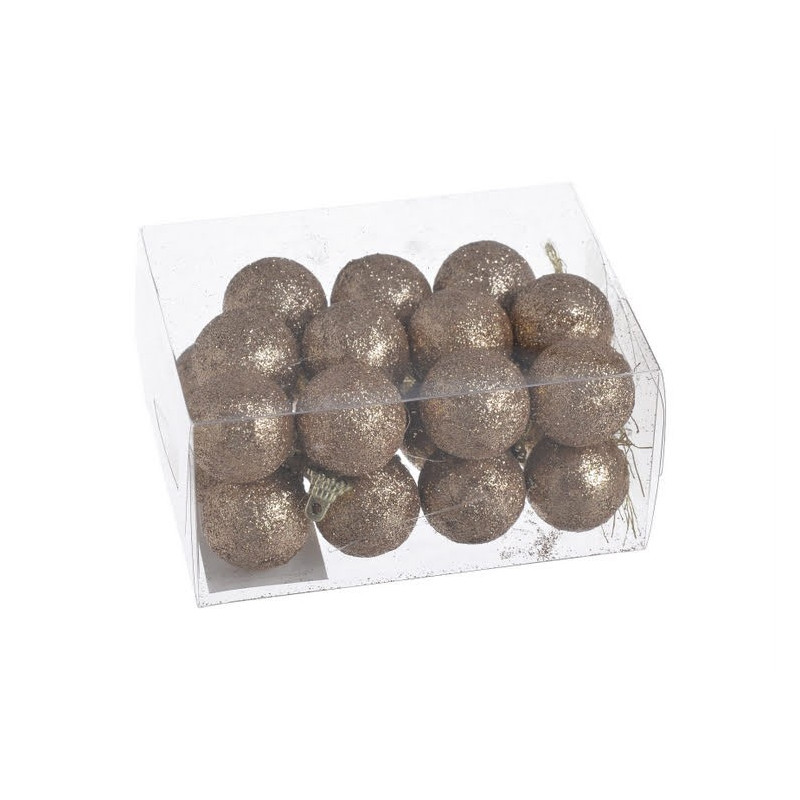 Bombki brok 3cm, 24szt/kpl