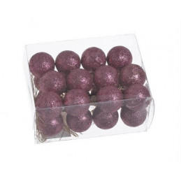 Bombki brok 3cm, 24szt/kpl