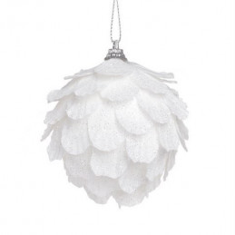 Kula-kwiat 8 cm - zawieszka choinkowa