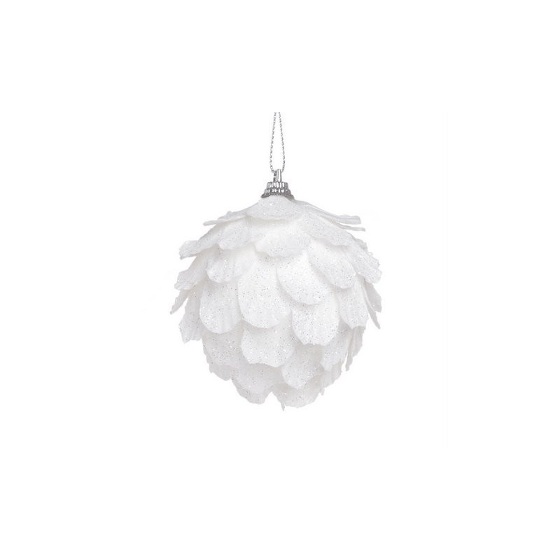 Kula-kwiat 8 cm - zawieszka choinkowa