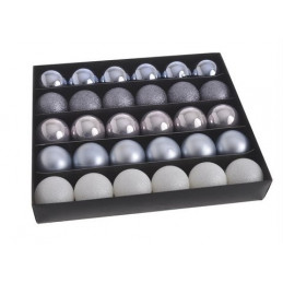 Bombki 5cm w pudelku, 30szt