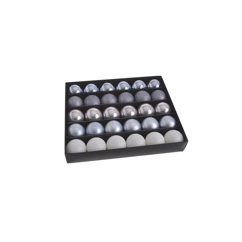 Bombki 5cm w pudelku, 30szt