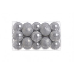 Bombki 3cm w tubie, 25szt/kpl