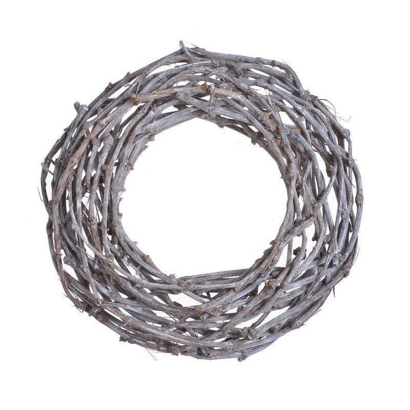 Wieniec biało-szary ..50cm..4-1 pcs......WHITE WASHED