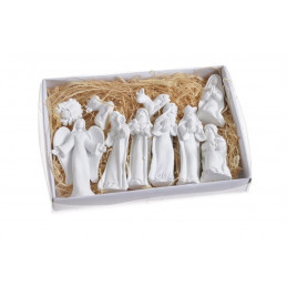 Zestaw do szopki 10 figur-kpl..2.5-6.5cm