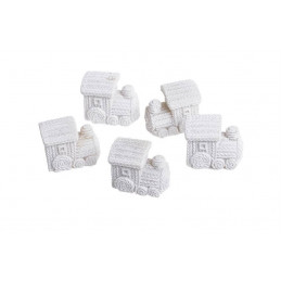 Lokomotywa 5szt-pacz..2,5cm