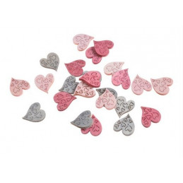 Serduszka paczka 2 cm, 24 sztuki/paczka